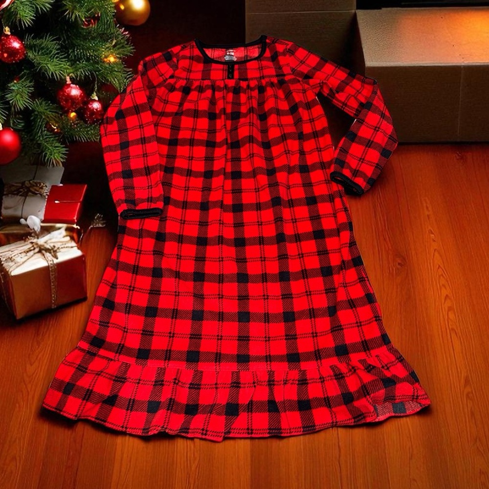 Girls Fleece Nightgown Pajamas Carters 6-7